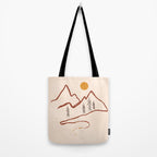 Mountain Minimal Tote Bag Gallery Image 2