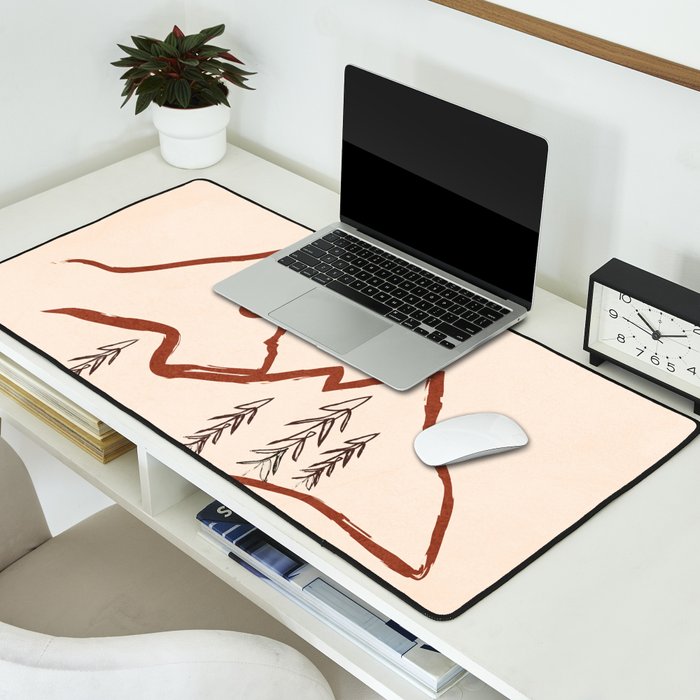 Mountain Minimal Desk Mat Gallery Image 2