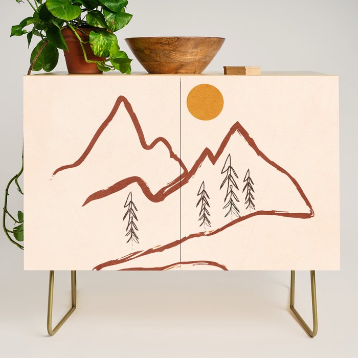 Mountain Minimal Credenza Gallery Image 1