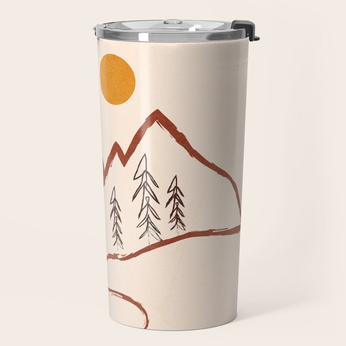 Mountain Minimal Travel Mug Gallery Image 2