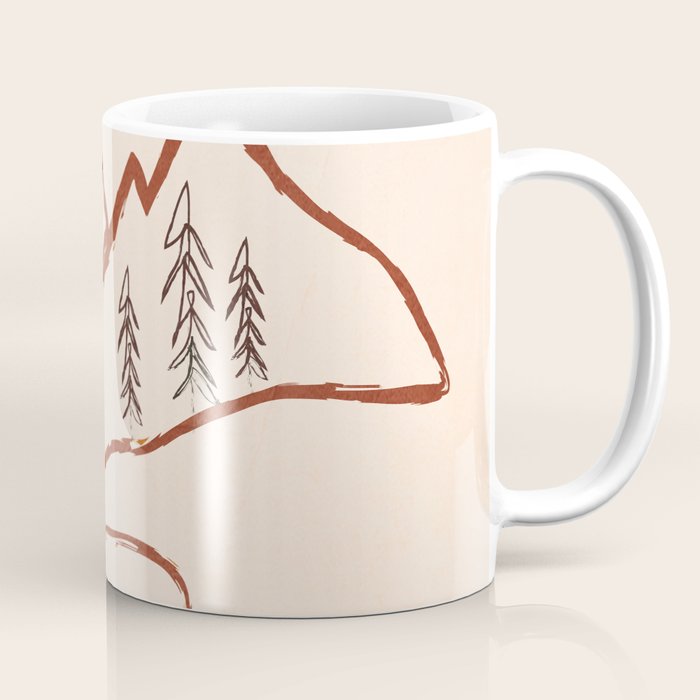 Mountain Minimal Coffee Mug Gallery Image 1