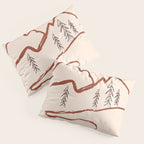 Mountain Minimal Pillow Sham Gallery Image 3