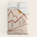 Mountain Minimal Comforter Gallery Image 6