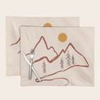 Mountain Minimal Placemat Gallery Image 1