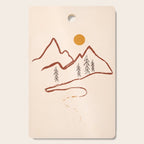 Mountain Minimal Cutting Board Gallery Image 1