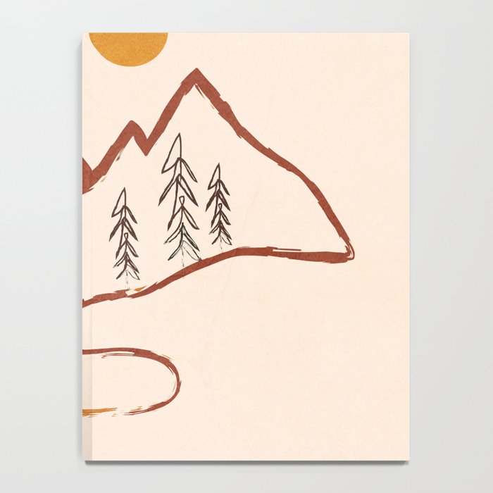 Mountain Minimal Notebook Gallery Image 4