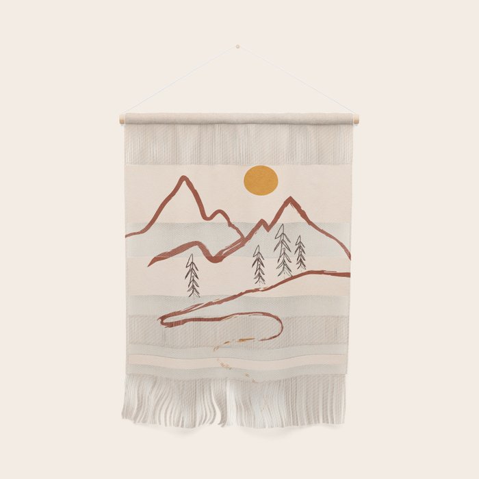 Mountain Minimal Wall Hanging Gallery Image 1