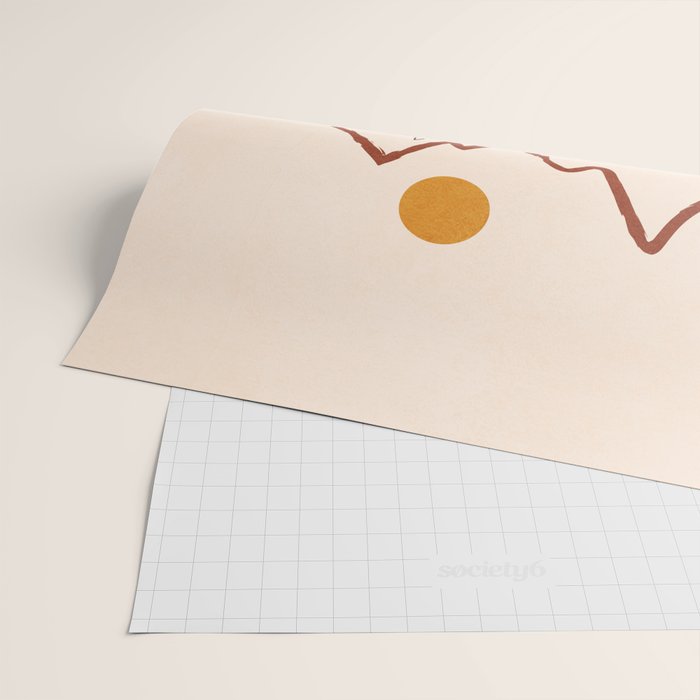 Mountain Minimal Wrapping Paper Gallery Image 2