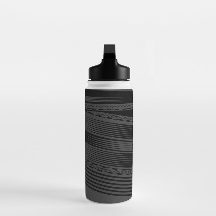 UrbanNesian Samoan Pe'a Water Bottle Gallery Image 3