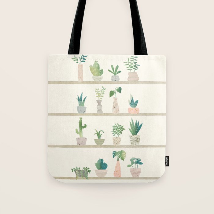 Little Plant Pots Tote Bag Gallery Image 1