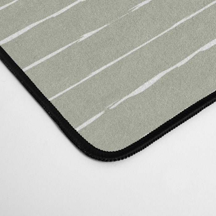 Lines II (Linen Sage) Desk Mat Gallery Image 4