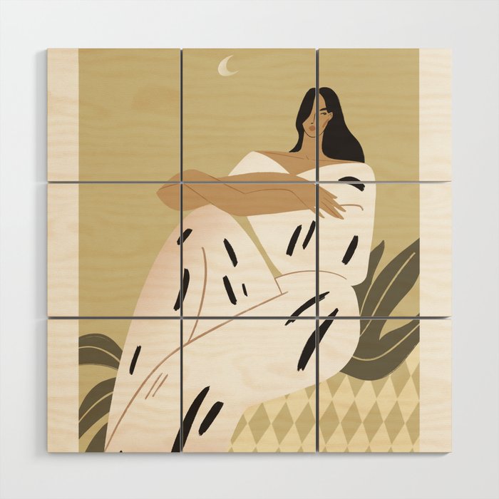girl  Wood Wall Art Gallery Image 1