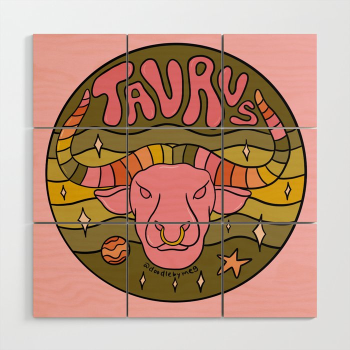 2020 Taurus Wood Wall Art Gallery Image 1