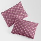Bows & Ribbons Pattern XXXIII Plum Purple Pillow Sham Gallery Image 3