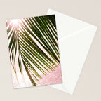 Tropical Sunset Ocean Palm Dream #2 #tropical #beach #wall #decor #art #society6 Stationery Card Gallery Image 2