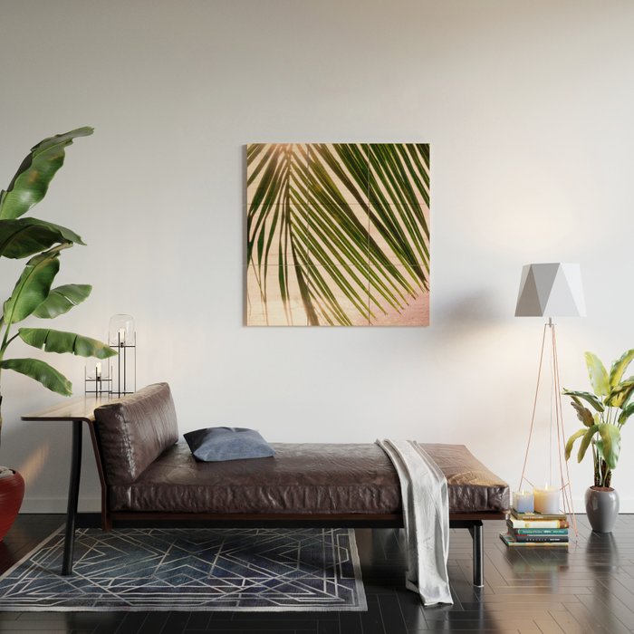 Tropical Sunset Ocean Palm Dream #2 #tropical #beach #wall #decor #art #society6 Wood Wall Art Gallery Image 2