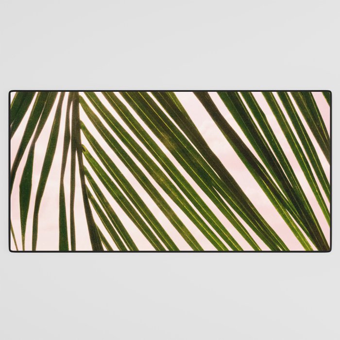 Tropical Sunset Ocean Palm Dream #2 #tropical #beach #wall #decor #art #society6 Desk Mat Gallery Image 3