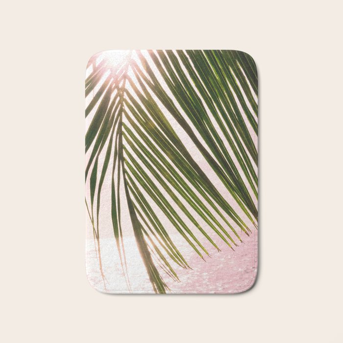Tropical Sunset Ocean Palm Dream #2 #tropical #beach #wall #decor #art #society6 Bath Mat Gallery Image 1