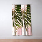Tropical Sunset Ocean Palm Dream #2 #tropical #beach #wall #decor #art #society6 Window Curtain Gallery Image 3