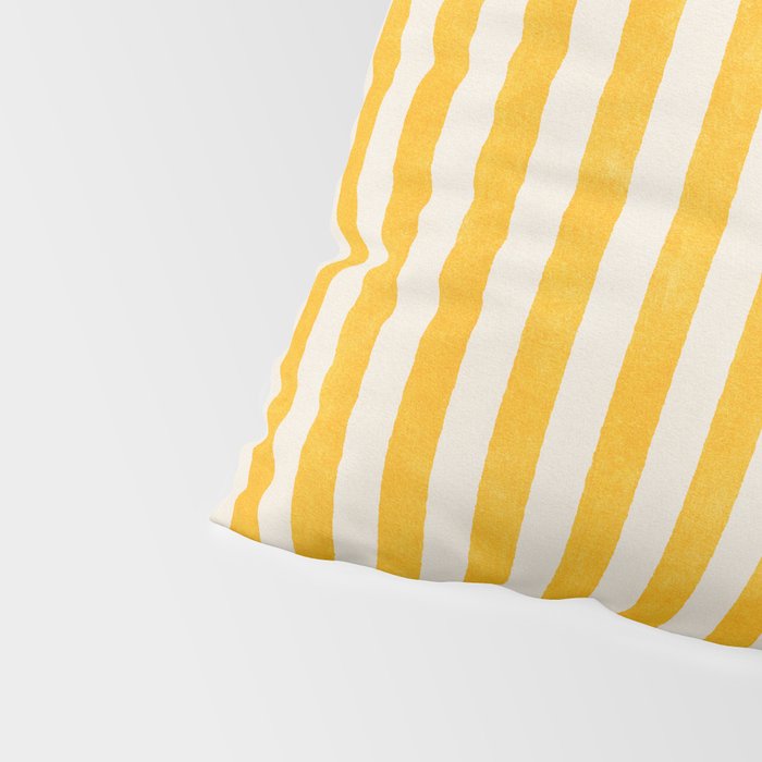 STRIPES - 07 - Goldenrod Pillow Sham Gallery Image 4