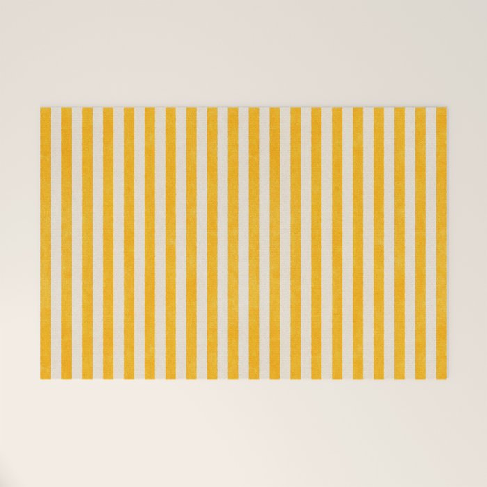 STRIPES - 07 - Goldenrod Welcome Mat Gallery Image 1