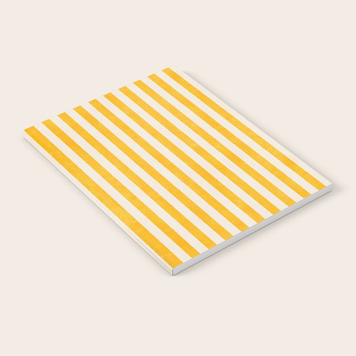 STRIPES - 07 - Goldenrod Notebook Gallery Image 1