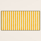 STRIPES - 07 - Goldenrod Desk Mat Gallery Image 3