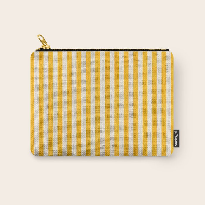 STRIPES - 07 - Goldenrod Carry All Pouch Gallery Image 1