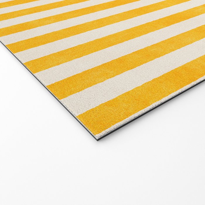 STRIPES - 07 - Goldenrod Welcome Mat Gallery Image 2