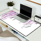 purple wisteria in bloom Desk Mat Gallery Image 2