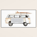 Surf Vintage Minivan Desk Mat Gallery Image 1