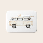 Surf Vintage Minivan Bath Mat Gallery Image 1