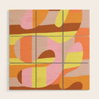 Golden Curve Wood Wall Art Gallery Image 1