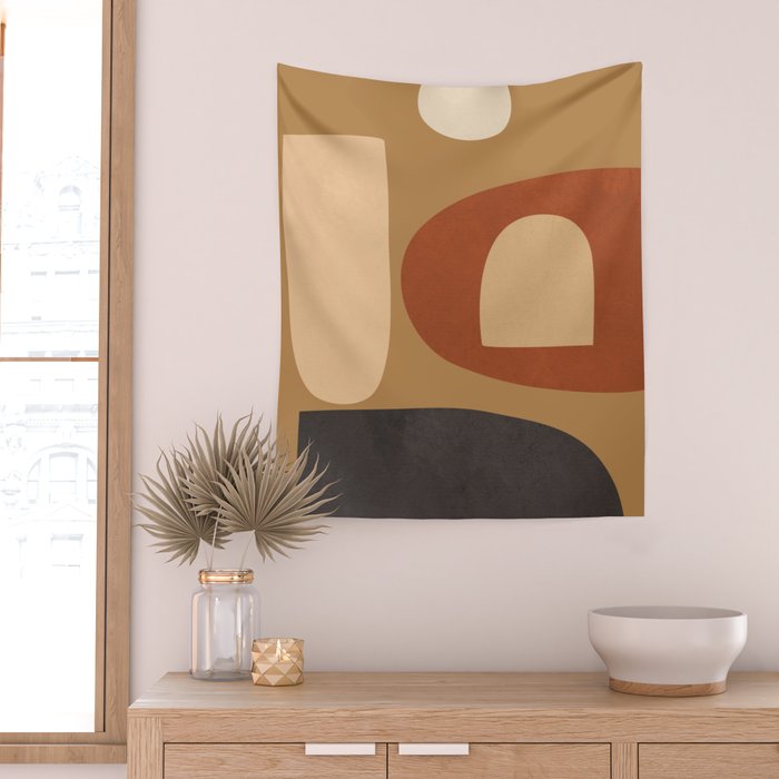 Abstract Minimal Art 2 Wall Tapestry Gallery Image 2
