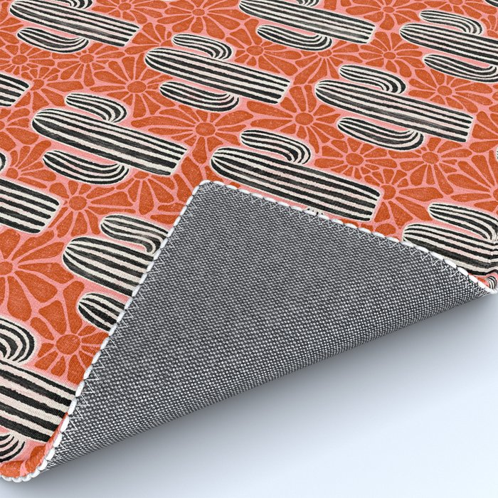Sonora - red, pink, black, and white  Rug Gallery Image 4