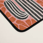 Sonora - red, pink, black, and white  Desk Mat Gallery Image 4