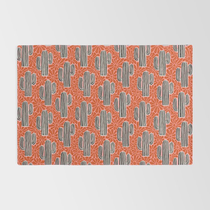 Sonora - red, pink, black, and white  Rug Gallery Image 2
