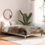Ocean Life by James M Sommerville 1859 Funky Quirky Cute Cozy Boho Maximalism Maximalist Comforter Gallery Image 2