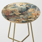 Ocean Life by James M Sommerville 1859 Funky Quirky Cute Cozy Boho Maximalism Maximalist Side Table Gallery Image 2