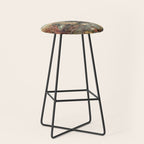 Ocean Life by James M Sommerville 1859 Funky Quirky Cute Cozy Boho Maximalism Maximalist Stool Gallery Image 1