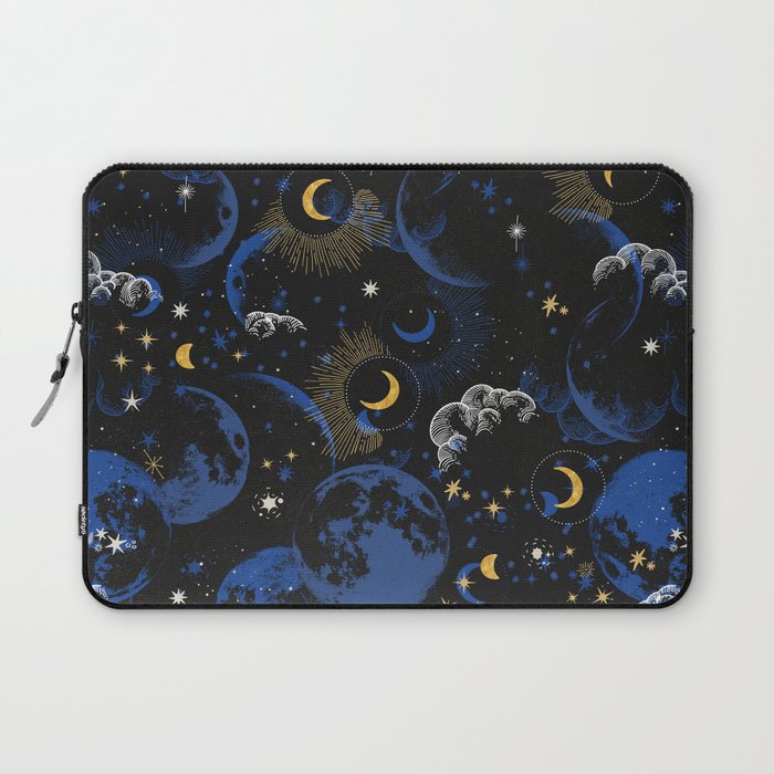Night sky of stars abstract D Laptop Sleeve Gallery Image 1