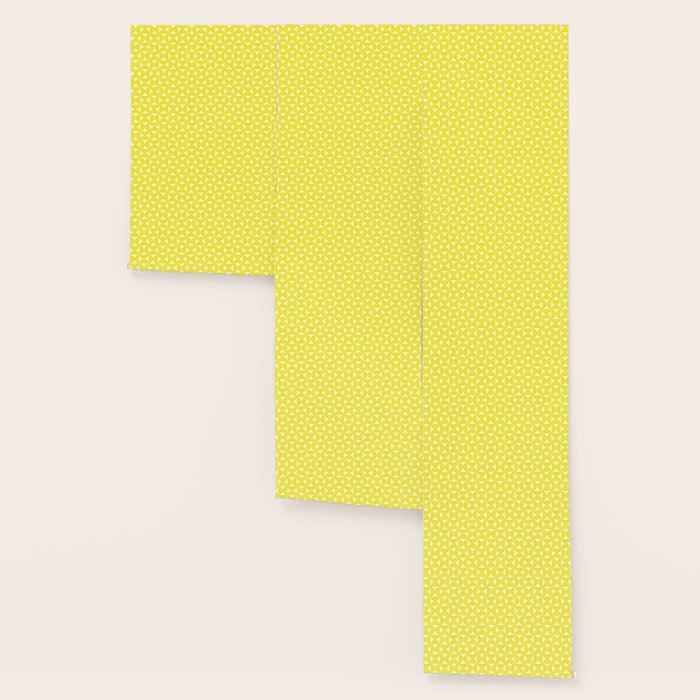 Patterned Geometric Shapes CLV Bright Yellow Wallpaper Gallery Image 3