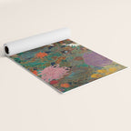 flower Japanese painting Yoga Mat Gallery Image 2
