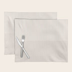 Color Block Lines IX Subtle Off White Placemat Gallery Image 1