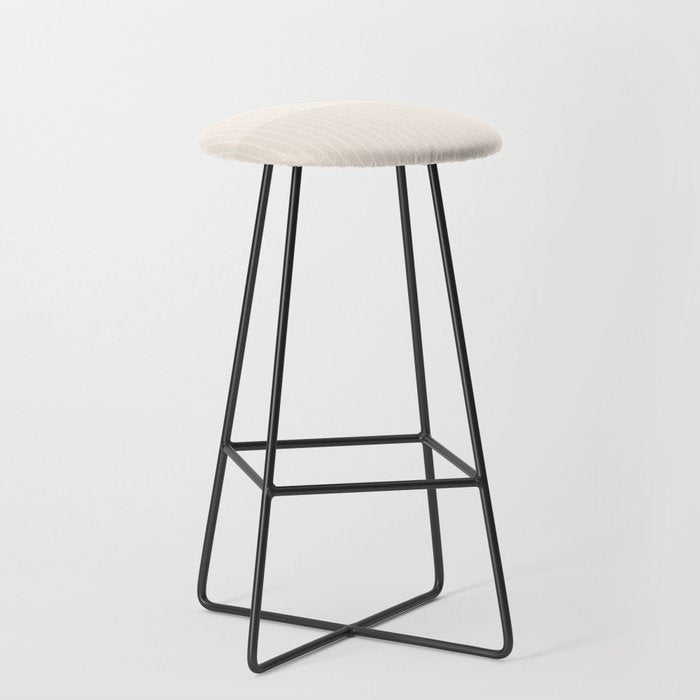 Color Block Lines IX Subtle Off White Stool Gallery Image 1