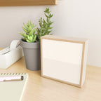 Color Block Lines IX Subtle Off White Mini Art Print Gallery Image 2