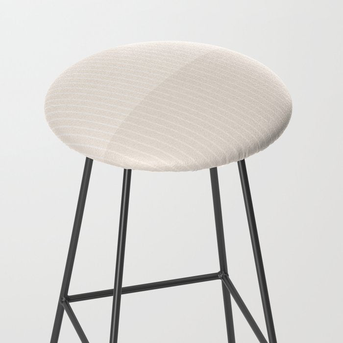 Color Block Lines IX Subtle Off White Stool Gallery Image 2