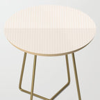 Color Block Lines IX Subtle Off White Side Table Gallery Image 2