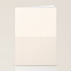 Color Block Lines IX Subtle Off White Stationery Card Gallery Image 2