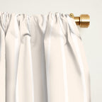 Color Block Lines IX Subtle Off White Window Curtain Gallery Image 2